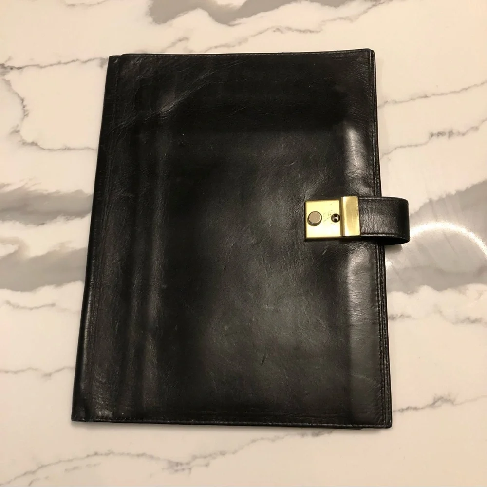 Vintage Noblesse Leather Travel Document Case Made in Spain